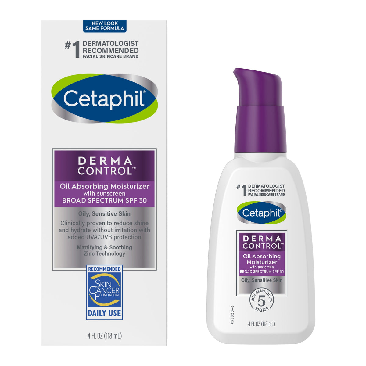 Cetaphil DermaControl Oil Absorbing Moisturizer SPF 30 Cetaphil
