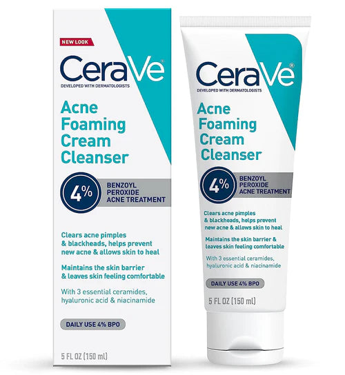 CeraVe Acne Foaming Cream Cleanser