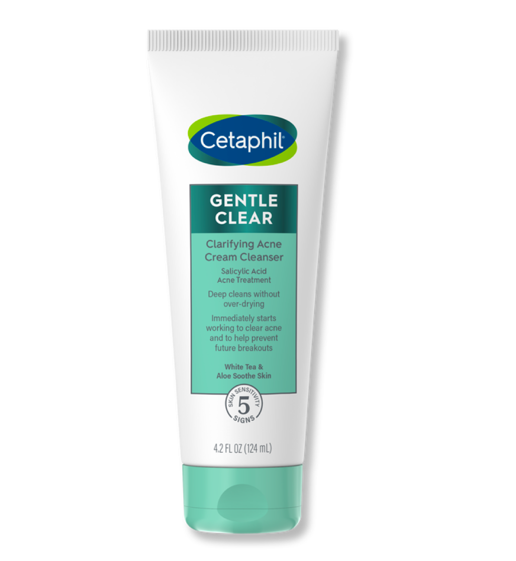 Cetaphil Gentle Clear Clarifying Acne Cream Cleanser Cetaphil