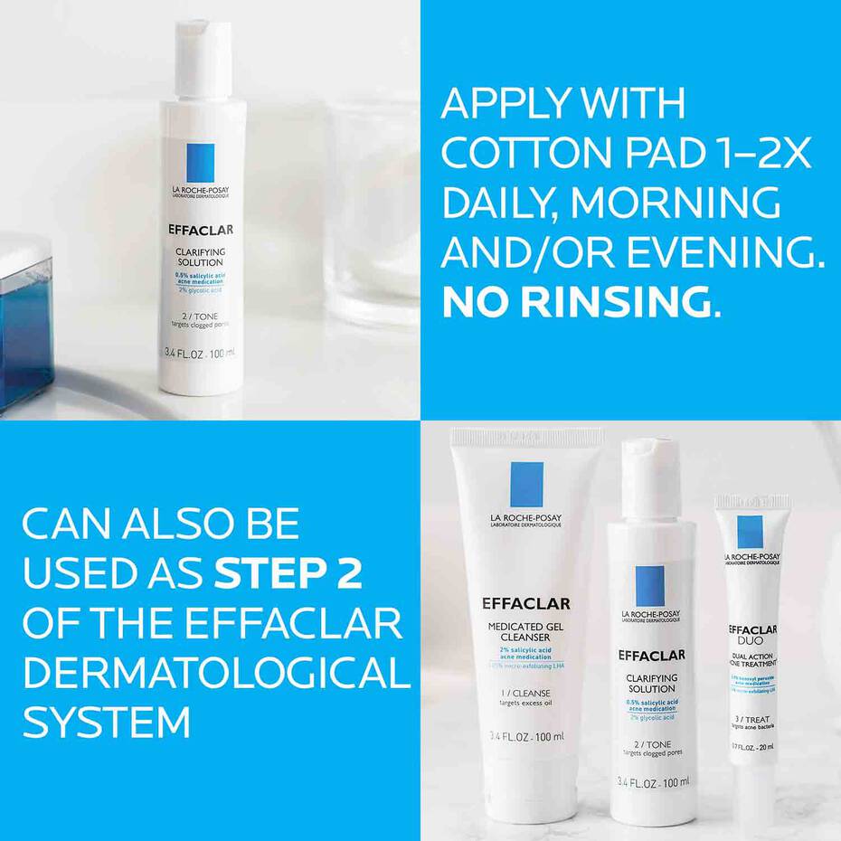 La Roche-Posay Effaclar Clarifying Solution Acne Toner La Roche-Posay