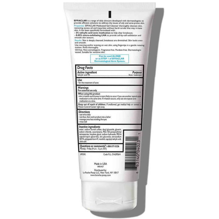 La Roche-Posay Effaclar Medicated Acne Face Wash