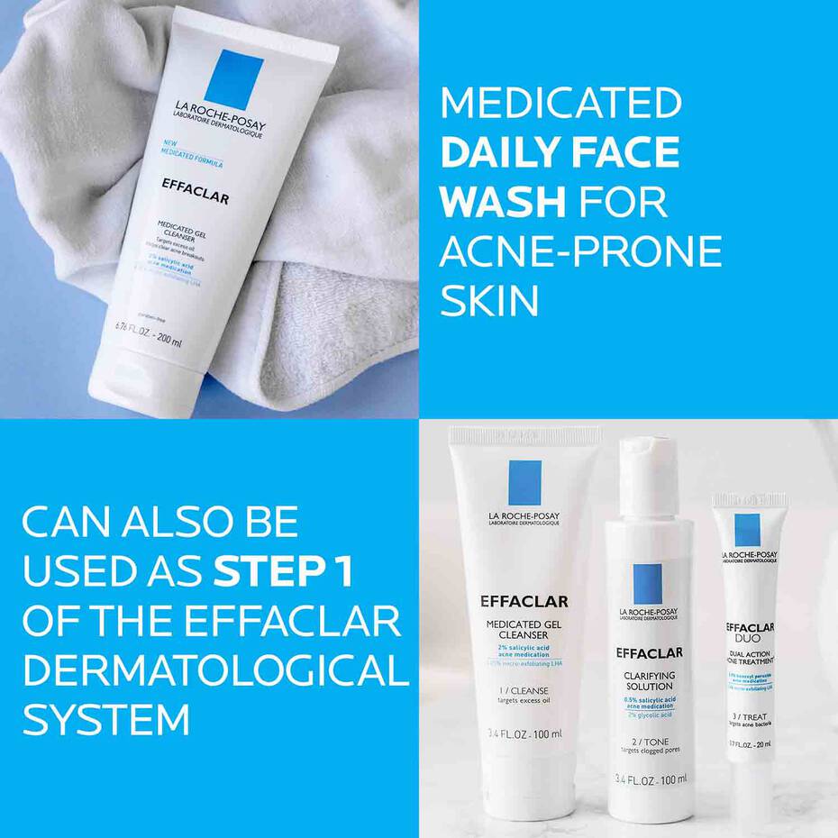 La Roche-Posay Effaclar Medicated Acne Face Wash La Roche-Posay