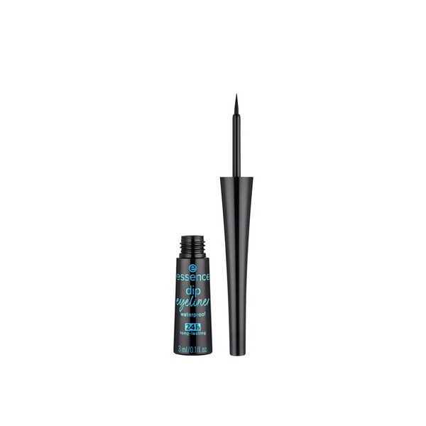 Essence Dip Eyeliner Waterproof 24h Long-Lasting - 01 Black