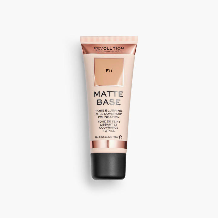 Revolution Matte Base Pore Blurring Full Coverage Foundation