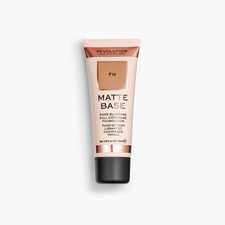 Revolution Matte Base Pore Blurring Full Coverage Foundation