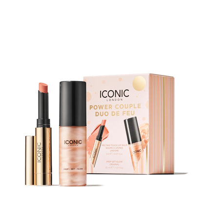 ICONIC London Power Couple Gift Set – Glow-Enhancing Makeup Setting Spray &amp; Hydrating Tinted Lip Balm