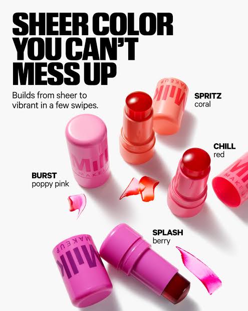 Milk Makeup Cooling Water Jelly Tint sheer lip + cheek stain Milk Makeup
