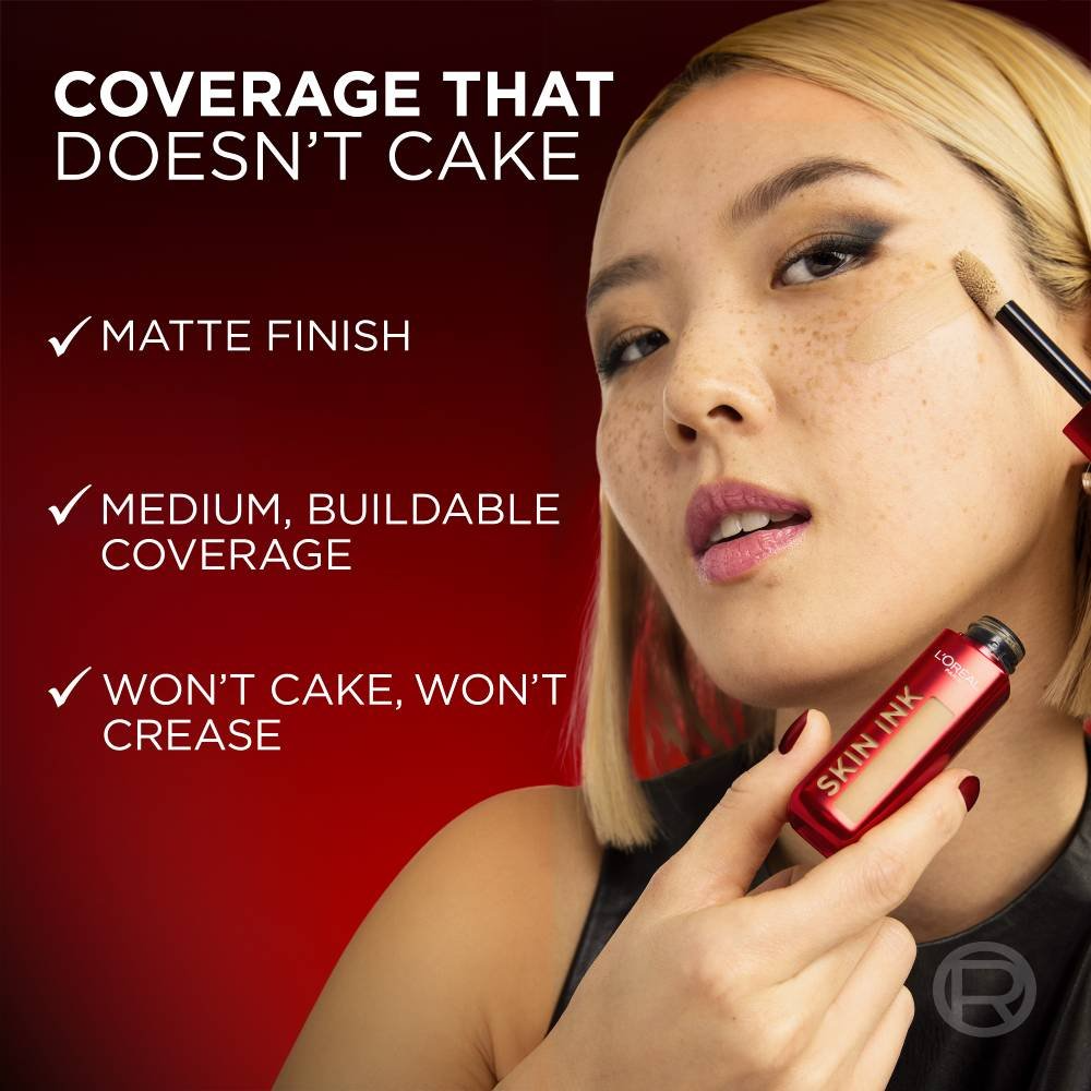 LOREAL Skin Ink up to 48H Longwear 2-in-1 Foundation Concealer
