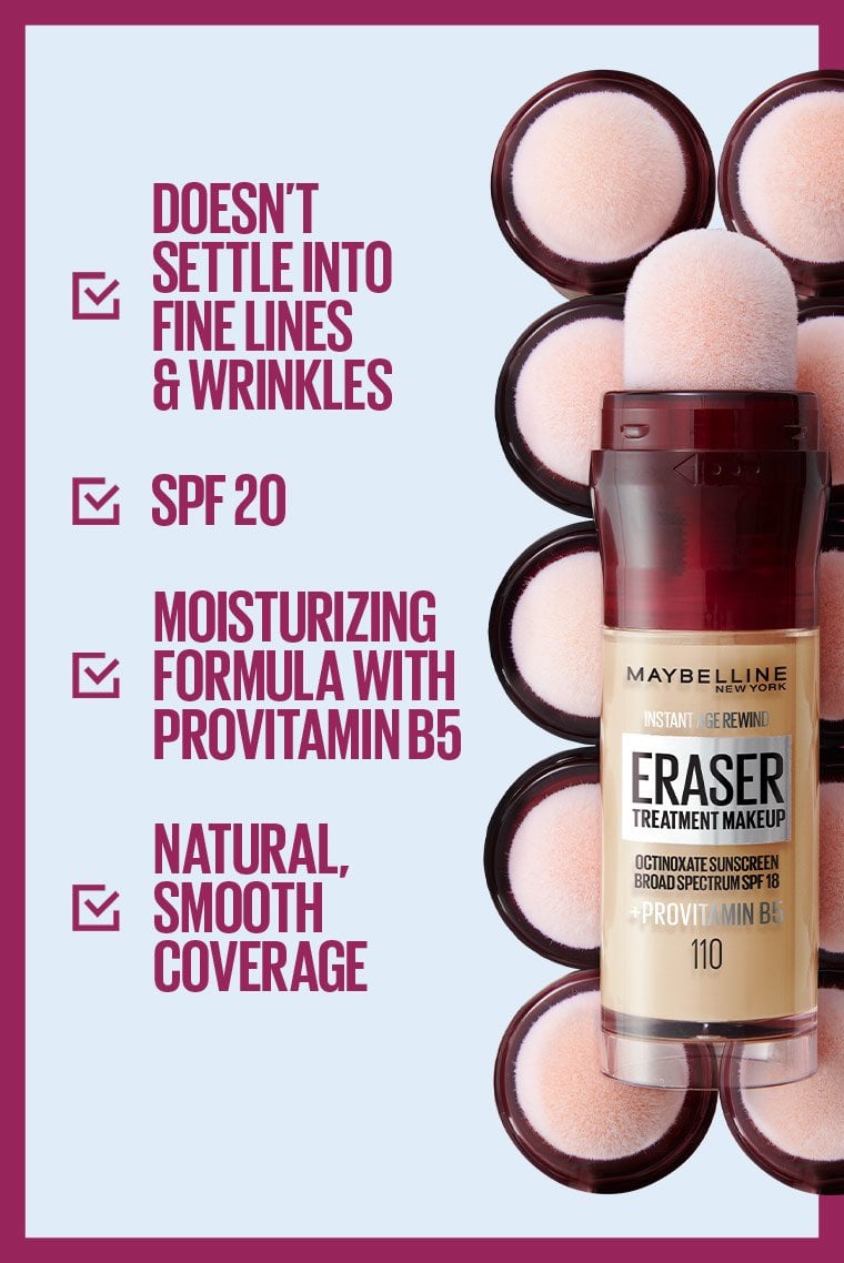 Maybelline Instant Age Rewind Eraser Treatment Makeup 20ml