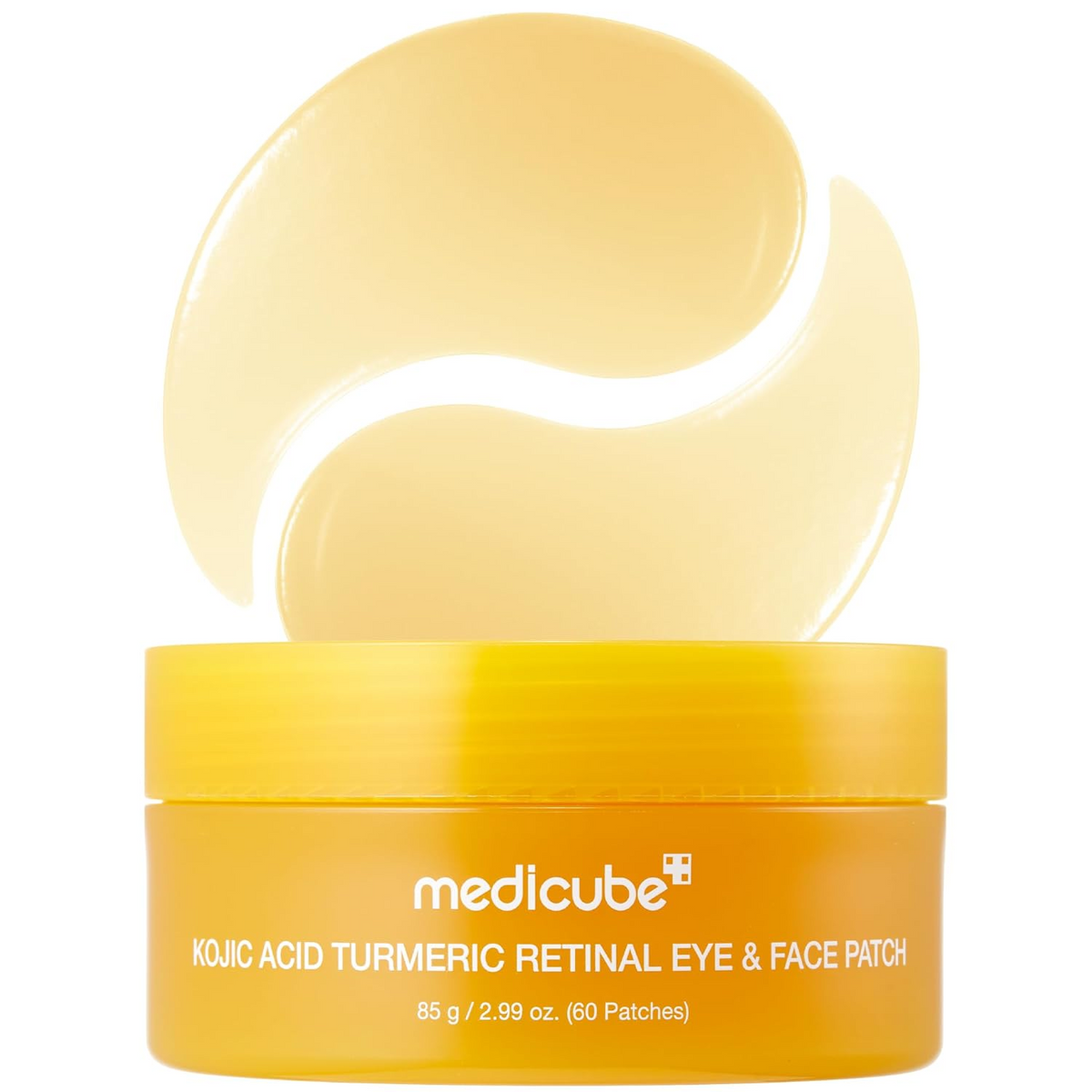 medicube Hydrogel Eye & Face Patches with Kojic Acid Turmeric (60 Patches)