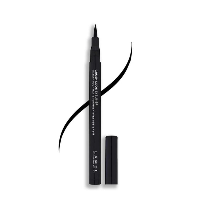 Lamel Crush Long-Lasting Black Eyeliner
