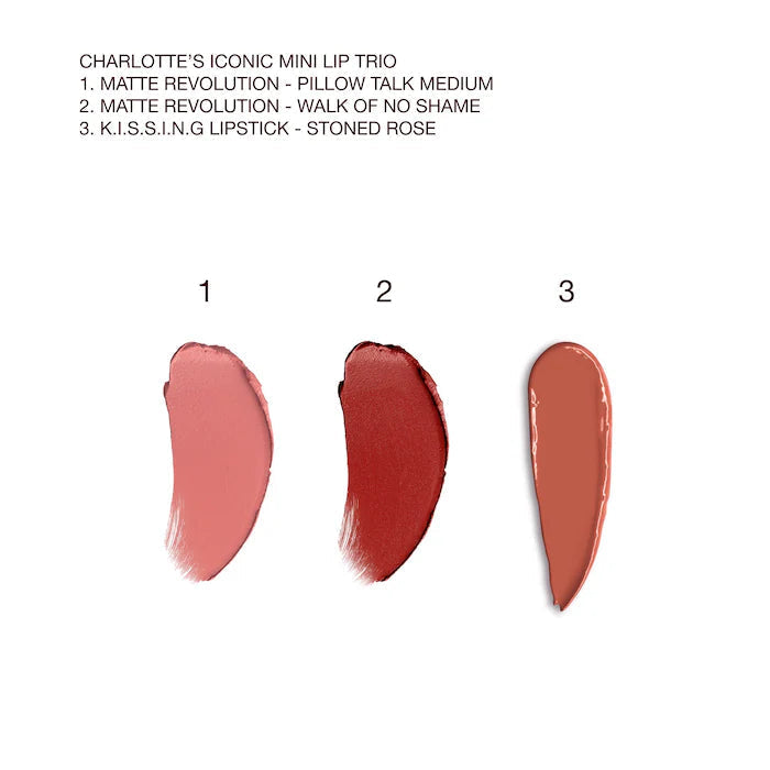 Charlotte Tilbury Iconic Mini Lip Trio Charlotte Tilbury