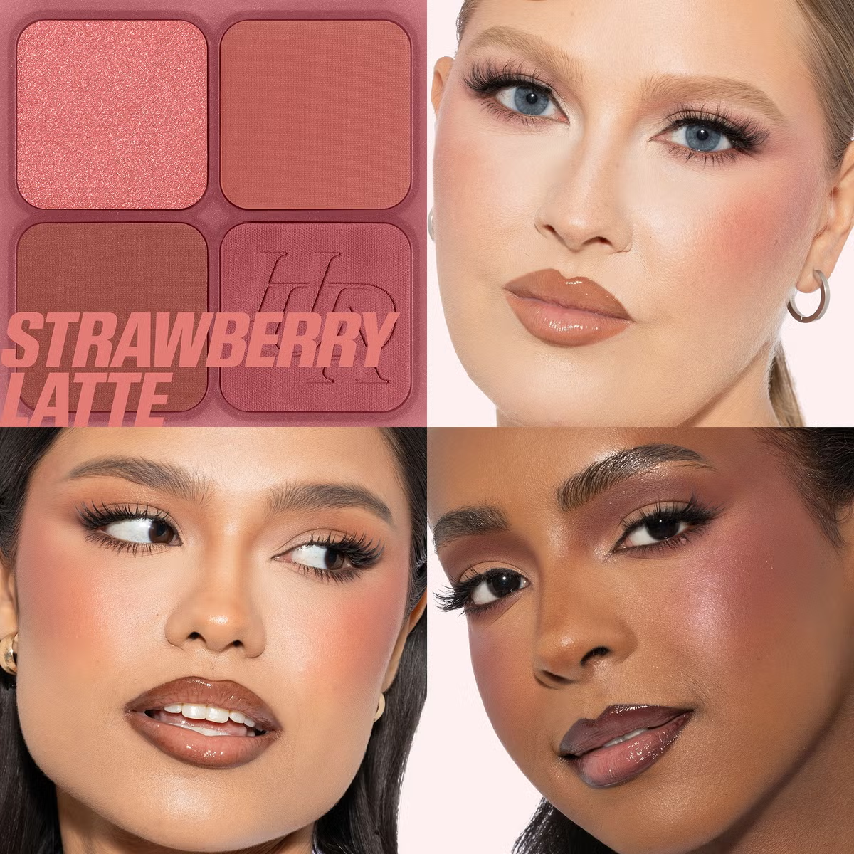 HUDA BEAUTY Blush Filter Palette - Strawberry Latte Huda Beauty