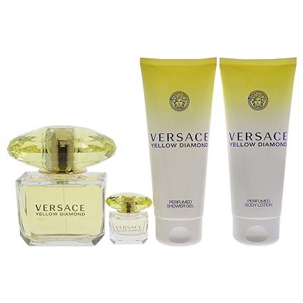 Versace - Yellow Diamond For Women Gift Set - 4 Pcs