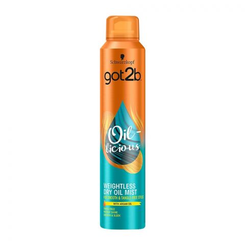 Schwarzkopf Got2b Oil Licious Weightless Dry Oil Mist Spray