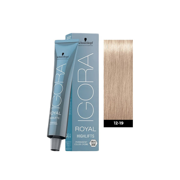 Schwarzkopf Igora Royal Highlifts Hair Color 12-19 Special Blonde Cendre Violet