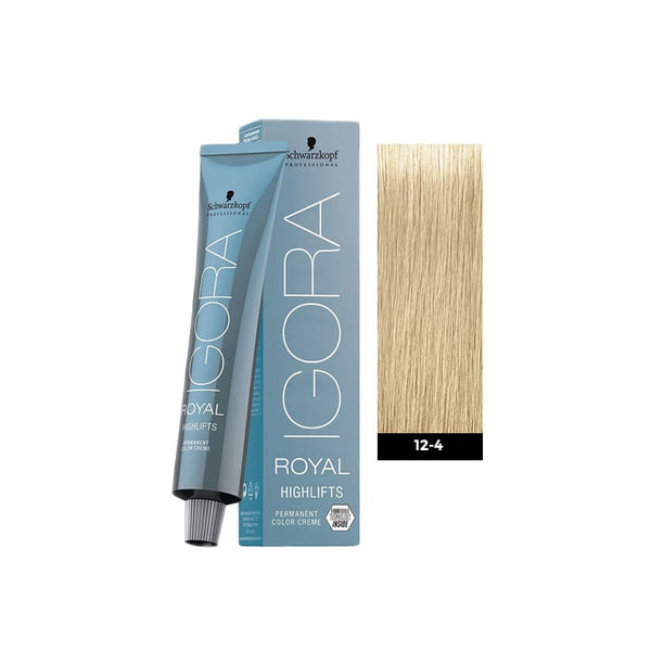 Schwarzkopf Igora Royal Highlifts Hair Color 12-4 Special Blonde Beige