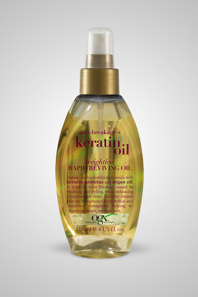 KERATIN OIL INSTANT REPAIR WEIGHTLESS REVIVING OIL Ogx Beauty
