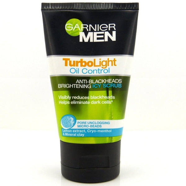 Garnier Men Turbolight Anti-Blackheads Brighteninig Lcy Scrub 100Ml