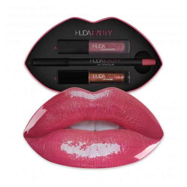 Huda Beauty Contour and Strobe Lip Set