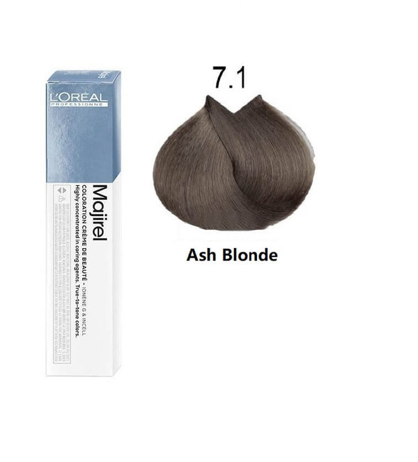 Loreal Professionnel Majirel 7.1 Ash Blonde 50 ml