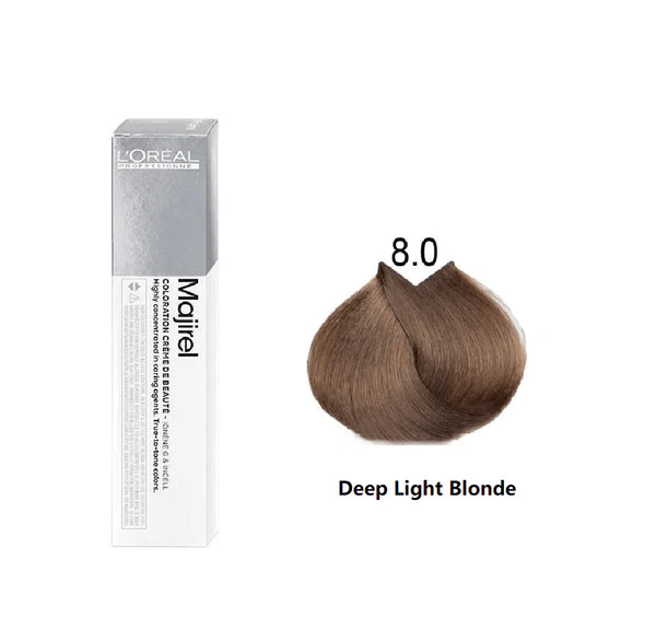 Loreal Professionnel Majirel 8.0 Deep Light Blonde 50Ml