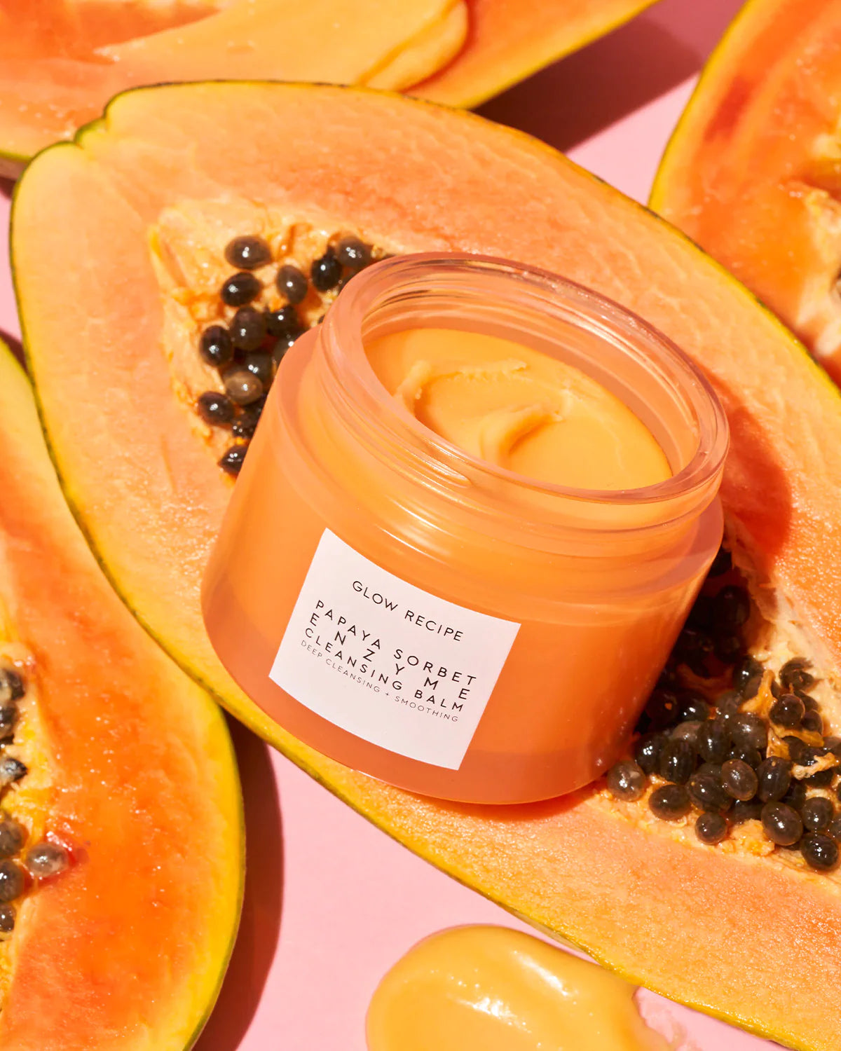Glow Recipe Papaya Sorbet Enzyme Cleansing Balm Glow Recipe