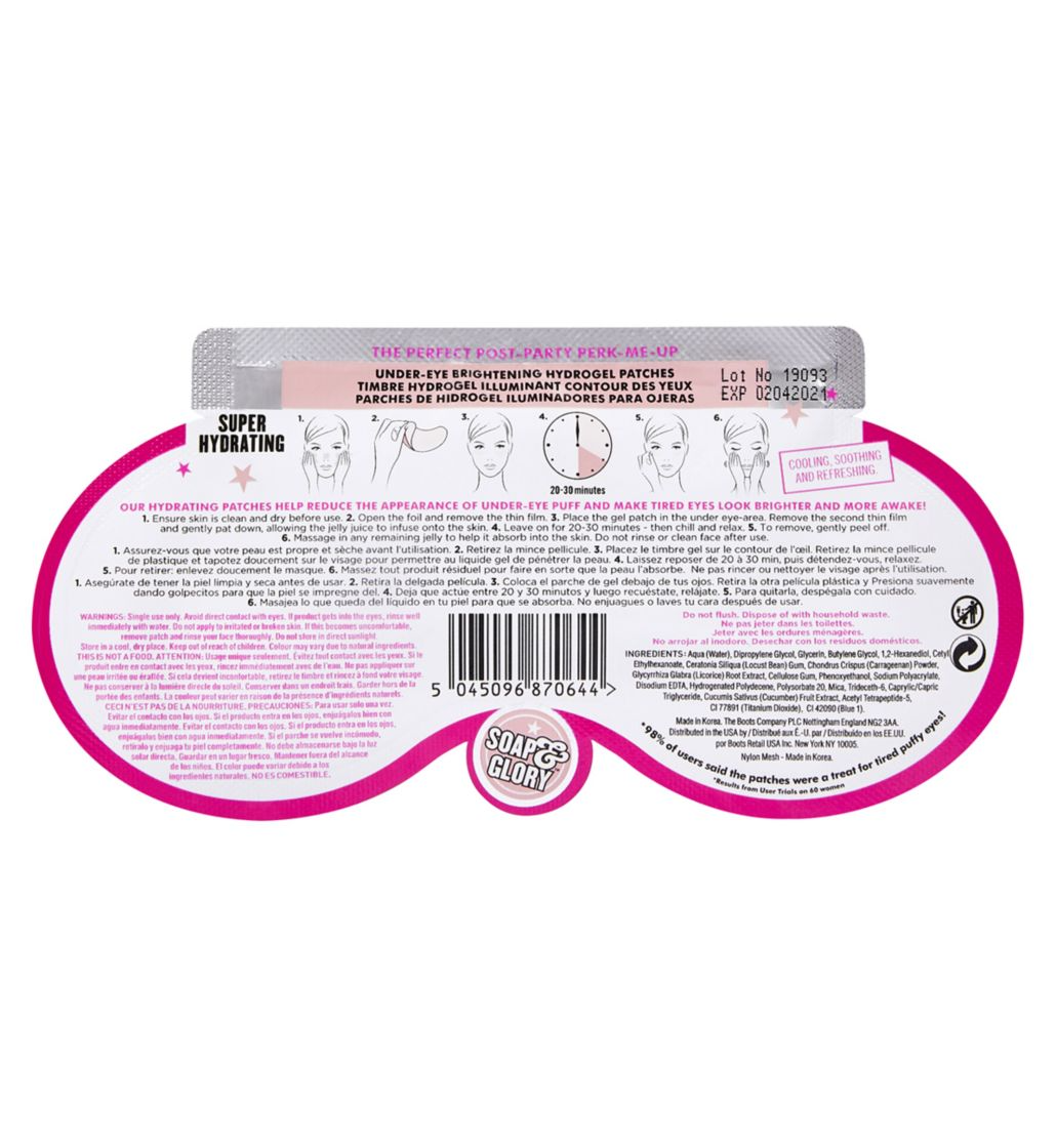 Soap & Glory Puffy Eye Attack Under-Eye Brightening Patches Soap & Glory