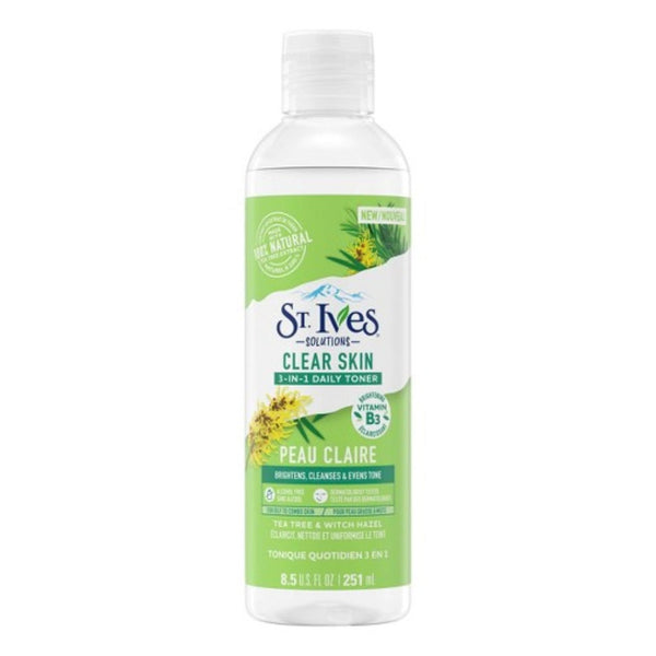 St Ives Clear Skin 3 In 1 Daily Toner