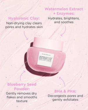 Glow Recipe Watermelon Glow Hyaluronic Clay Pore-Tight Facial Glow Recipe