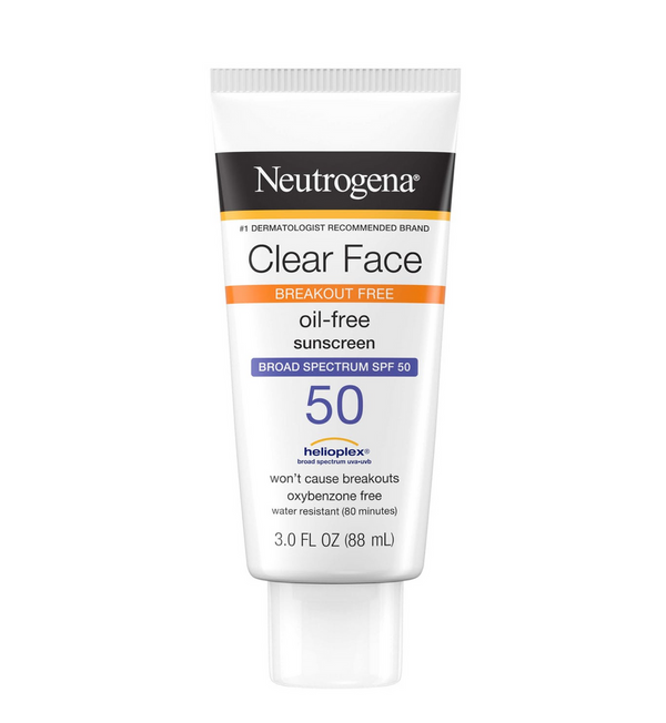 Neutrogena Clear Face Breakout Free Sunscreen SPF 50