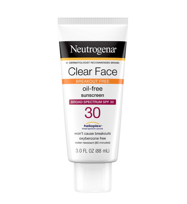 Neutrogena Clear Face Breakout Free Sunscreen SPF 30