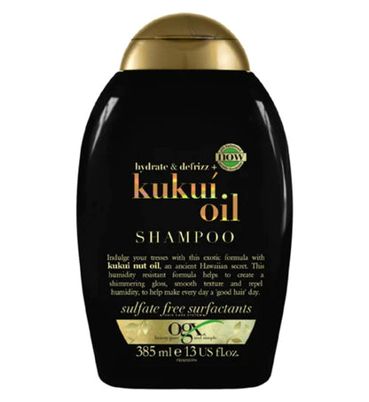 OGX Hydrate & Defrizz+ Kukui Oil Shampoo - 385 ml
