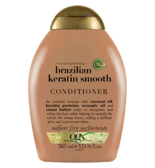 OGX Ever Straightening+ Brazilian Keratin Smooth pH Balanced Conditioner - 385 ml