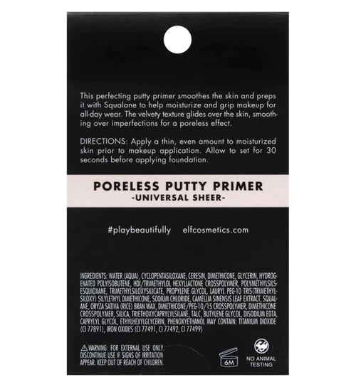 Elf Poreless Putty Primer Universal Sheer