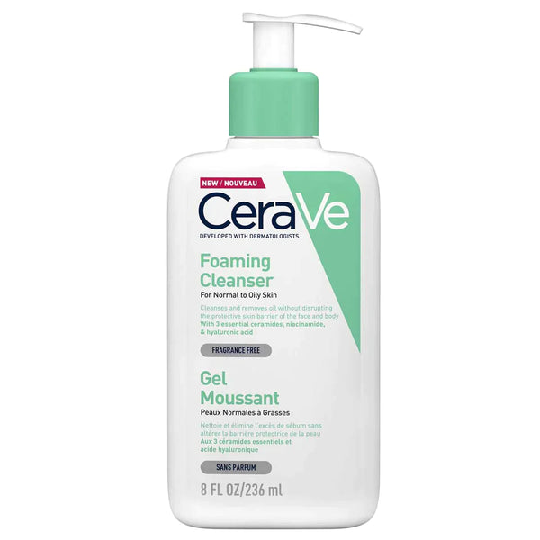 CeraVe Foaming Cleanser For Normal To Oily Skin (UK)