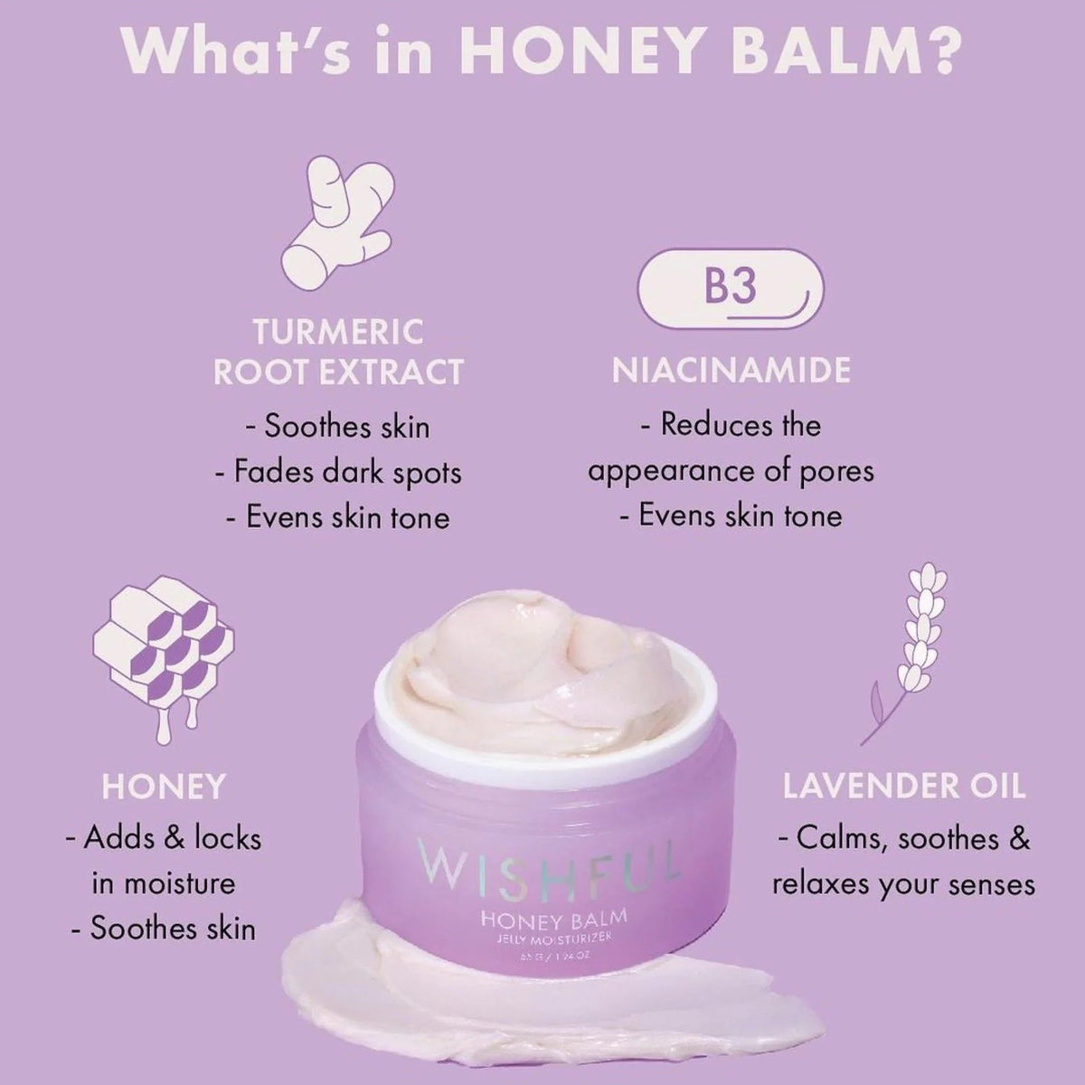 Wishful Honey Balm Niacinamide Jelly Moisturizer Wishful