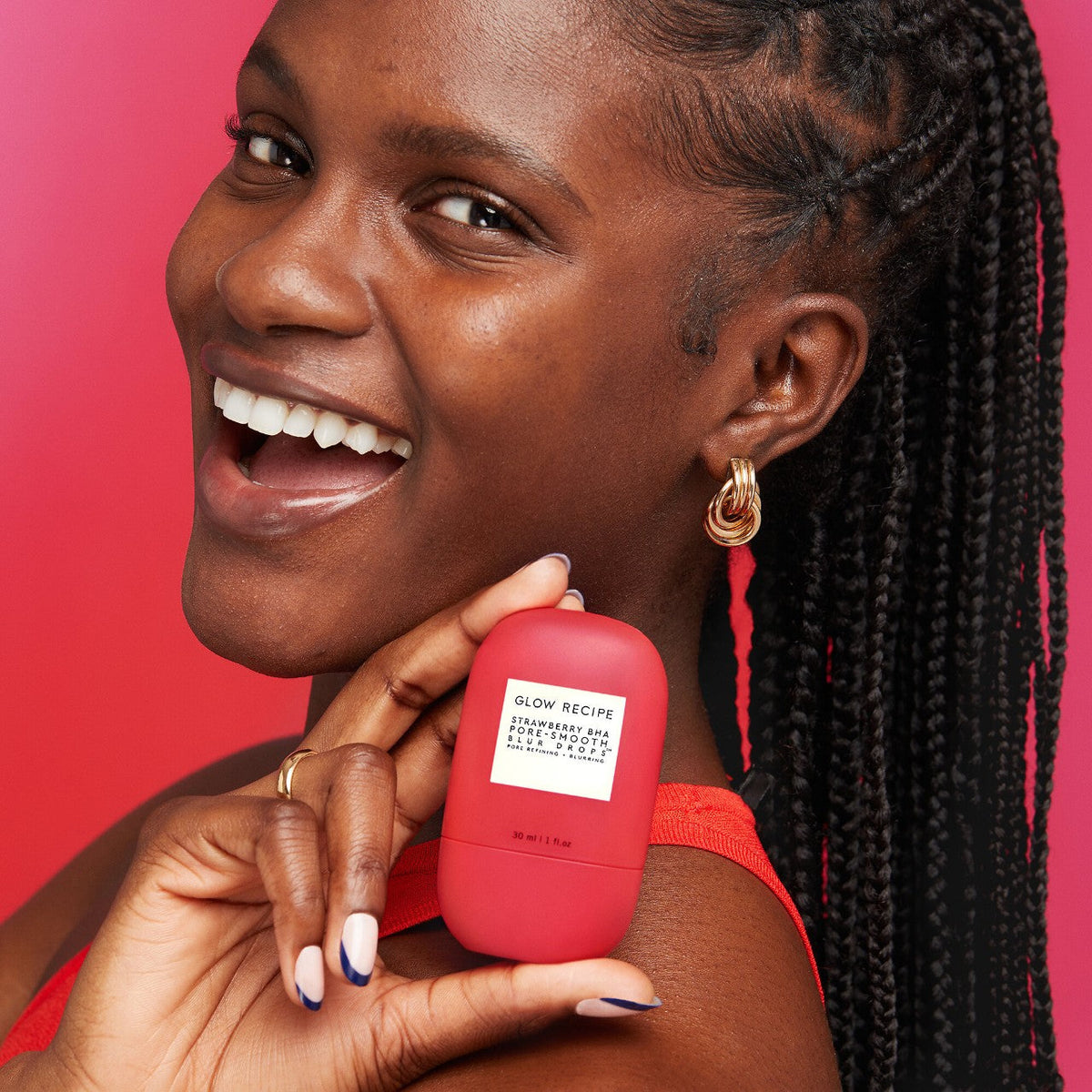 Glow Recipe Strawberry BHA Pore-Smooth Blur Drops Glow Recipe